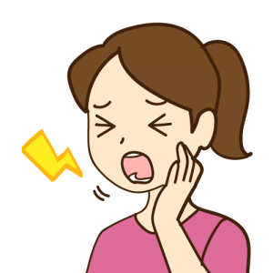 顎関節症の女性