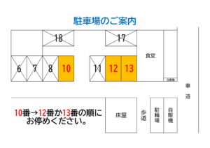 駐車場のご案内